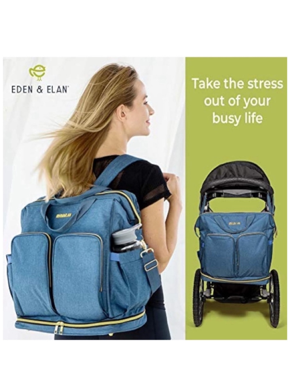 E EDEN & ELAN Diaper Bag Backpack Large Capacity